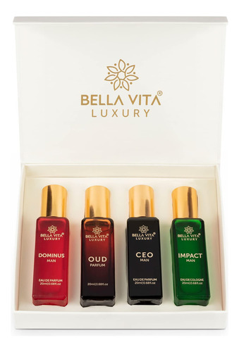 Bella Vita Organic Set De Regalo De Perfume De Lujo Para Hom