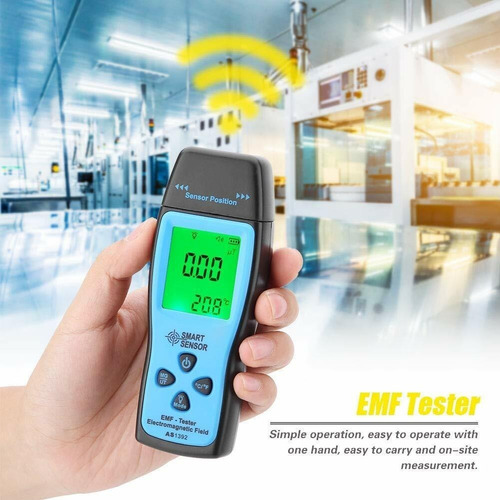 As1392 Emf Metro Lcd Dosímetro De Radiación Mini Emf Tester (Usado)