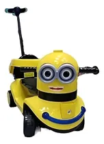 Comprar Carro A Bateria Minions 3 En 1 Usb Scooter Empujador Led