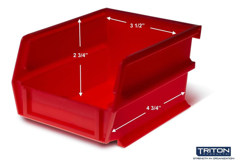Locbin 028-r Pegboard Binkit, Rojo