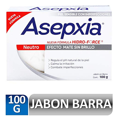 Asepxia Jabon Neutro 100 G