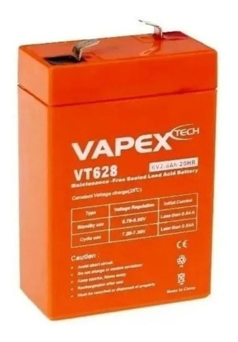 Bateria De Gel 6v 2.8ah Para Luces De Emergencias Vapex