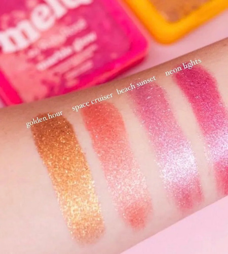 Melu - Ruby Rose Marble Glow Iluminador Cremoso Marmorizado Neon Lights