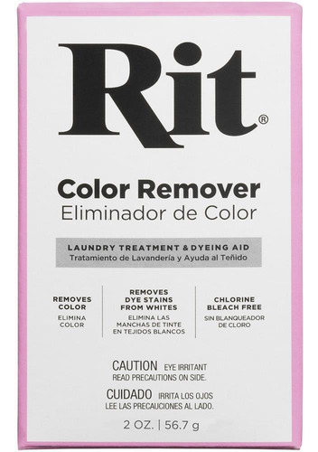 Rit Removedor D Color Para Telas Blanquear Decolorar Cambiar