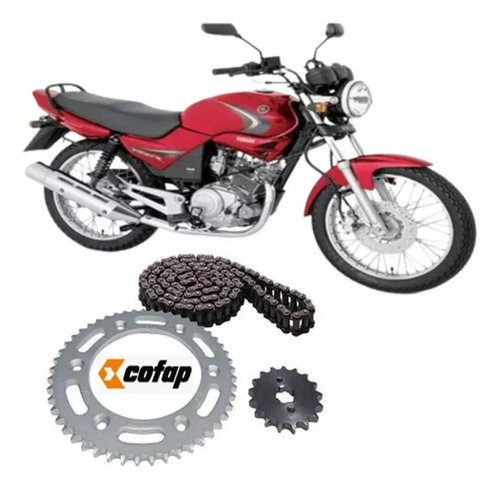 Kit Relação Yamaha Ybr Factor 125 2004 2005 2006 Diant Cofap