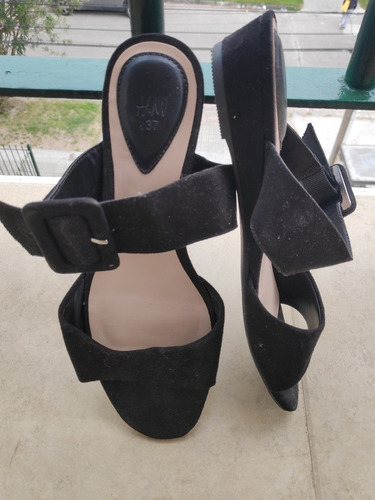 Sandalias Negras H&m, Nuevas Talle 37