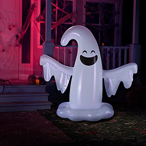 Fantasma Inflable Gigante De Halloween De 3.7 Pies De A...