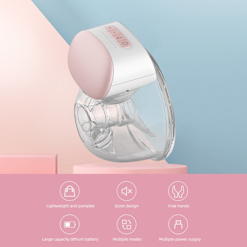 Imagen 5 de 8 de Extractor De Leche Portátil Bebebao Bb-p1 Manos Libres Eléct