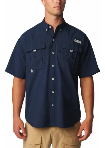 Camisa Columbia Bahama Manga Corta Hombre Pesca Env o gratis
