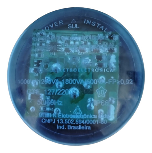 Relé Fotoelétrico Fotocélula Bivolt Rpz01 127/220v