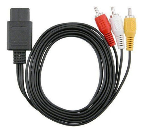 Cable De Audio Y Vídeo De 2 Piezas For Nintendo 64 N64 /ngc