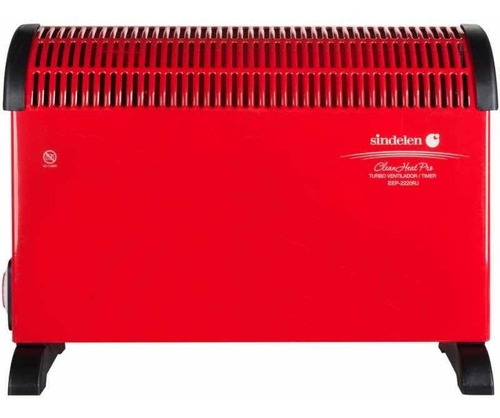 Calefactor Electrico Eep-2220 Rojo Sindelen