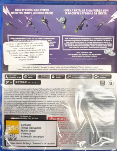 Imagen 2 de 3 de Fortnite Minty Legends Bundle - Ps5