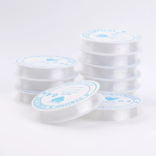 Tanza Elastica 0.4mm X 10m Pulseras Deco Bijou