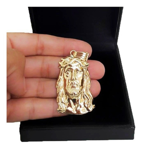 Pingente Face De Cristo 12 Gramas Ouro 18k 750