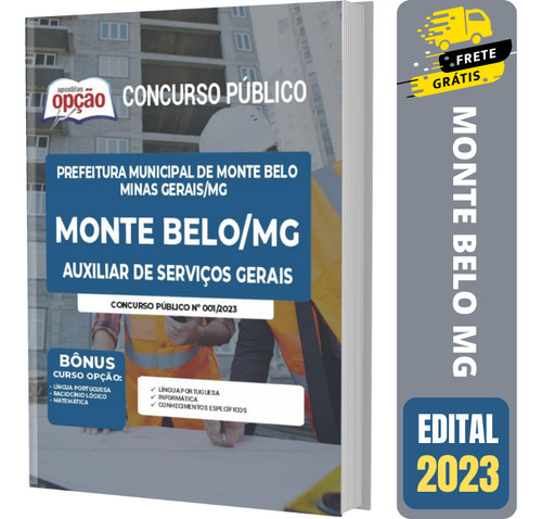 Apostila Auxiliar Serviços Gerais Concurso Monte Belo Mg