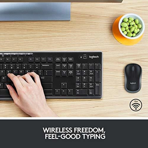 Combinación De Teclado Y Mouse Inalámbricos Logitech Mk270