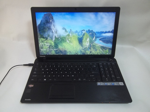 Laptop Toshiba C55 15.6 Hd Amd-dual Core4gb Ram Hdd500gb W10