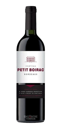 Vinho Francês Château Petit Boirac Bordeaux 750ml