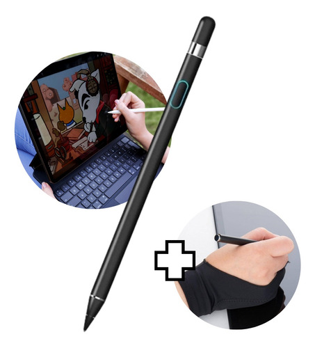 Caneta Pencil Compatível C/ iPad E Smartphone Touch Digital 