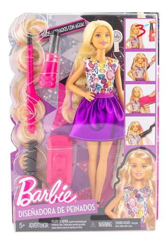 Barbie Diseñadora De Peinados - Mattel