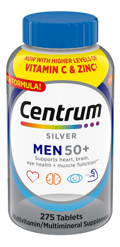 Centrum Silver Men 50+ Multivitaminico 275 Tabs