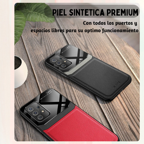 Funda Para Galaxy A72 Con Mica Varios Modelos Antigolpes Azul Delicate