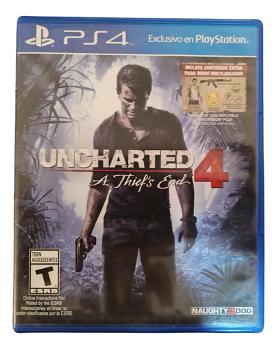 Uncharted 4 - Físico - Ps4