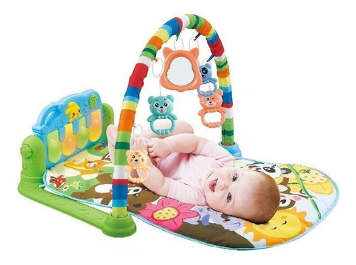 Gimnasio De Bebe Piano Pataditas Starkids Musical Color Verde