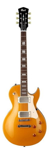 Guitarra eléctrica Cort CR Series CR200 de caoba gold top con diapasón de jatoba