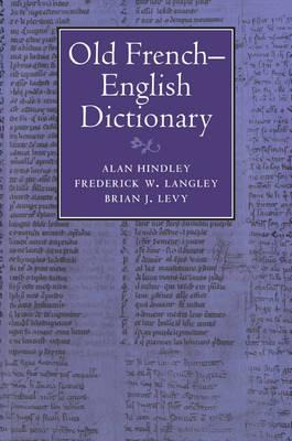 Libro Old French-english Dictionary - Alan Hindley