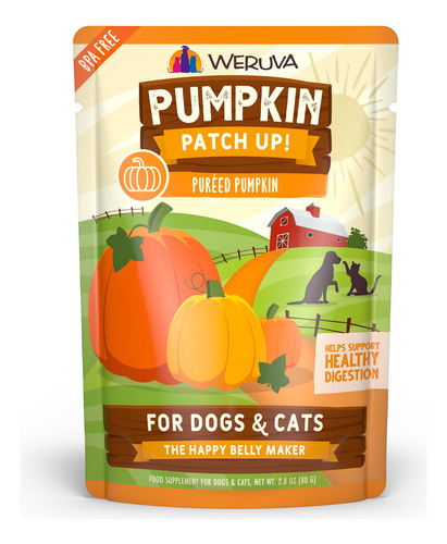 Weruva Pumpkin Patch Up Suplemento Puré De Calabaza 2.80 Oz