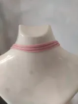 Comprar Gargantilla Collar Choker Gamuza 3 Tiras Gamuza