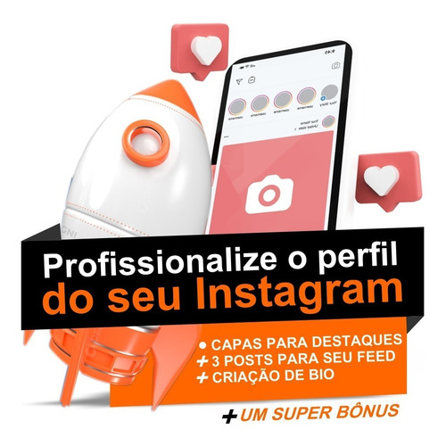 Upgrade Perfil Criar Fazer Capa Bio Destaques Posts Online