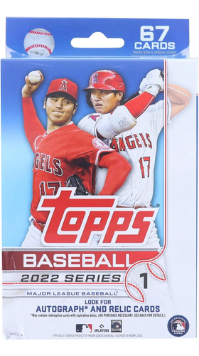 2022 Topps Serie 1 Caja Para Colgar Tarjetas Coleccionables 