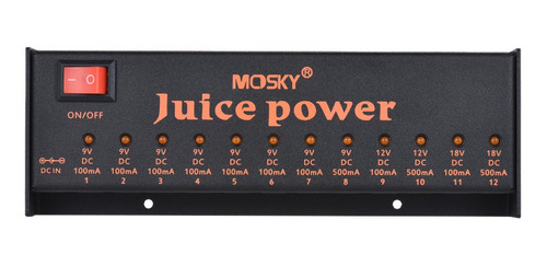 Imagen 6 de 9 de Mosky Juice Power - Fuente De Alimentación (12 Unidades)