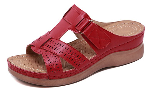 Sandalias De Punta Abierta Ortopédicas Premium Para Mujer, A