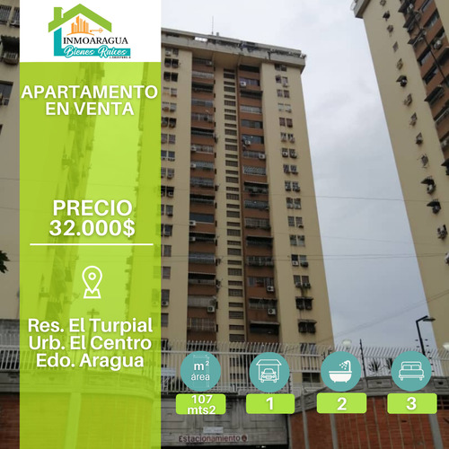 Apartamento En Venta/ Res. El Turpial, Urb.el Centro/ Yp1390