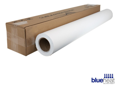 Papel Para Sublimar Blue Heat Rollo 44 Pulgadas 100m X 100g Color Blanco