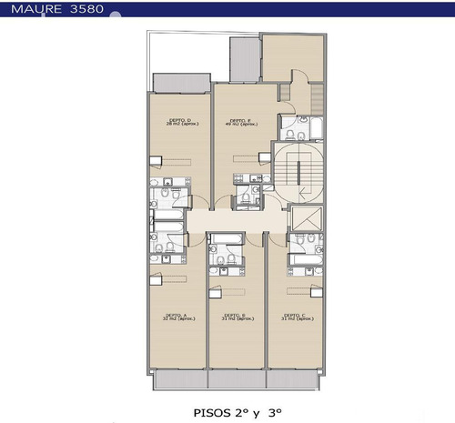 Departamento - Colegiales - 1 Amb- Alquiler