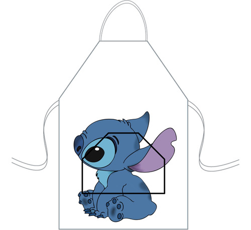 Delantal Cocina Mediano Para Niños Mini Chef Personalizado Stich 19 Personalizado