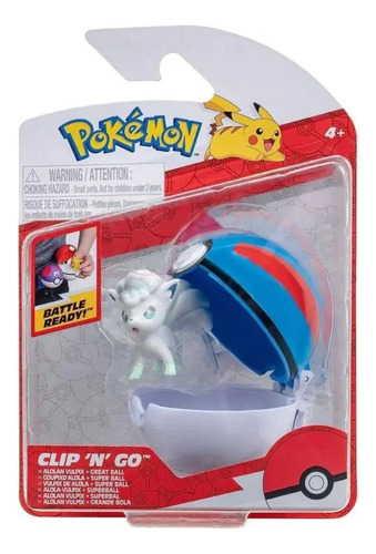 Jazwares - Pokemon + Pokeball - Clip N Go - Nuevo !