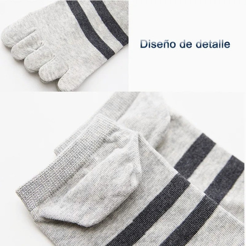 Imagen 3 de 5 de 5 Pares De Calcetines Hombres Deportes Cinco Dedos De Pie
