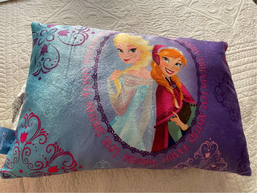 Cojín Frozen Elsa Y Anna 45 X 30 Cm