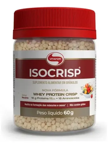 Suplemento Alimentar Isocrisp Whey Protein 60g Vitafor