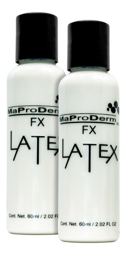 2 Piezas De Latex Líquido Fx 60ml Maproderm