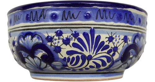 Tazon Cerealero/bowl De Talavera Original 7 Piezas