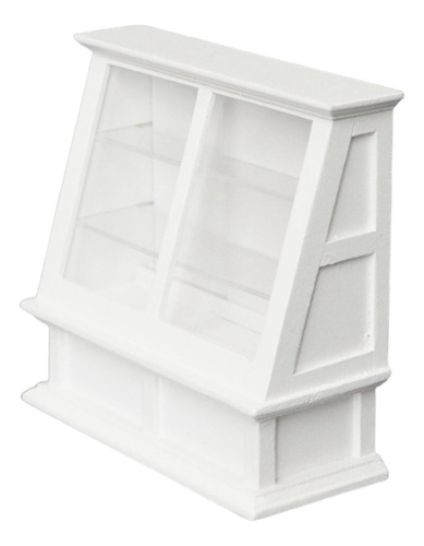 Gabinete De Pastel En Miniatura Para Casa De Muñecas Blanco