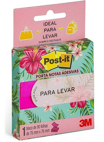 Post-it Take Away Notes, color rosa, 90 pies, 76 x 76 cm, 3 m