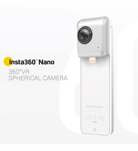 Insta360 Nano 3k Hd Vr 360panorámico Cámara De Vídeo